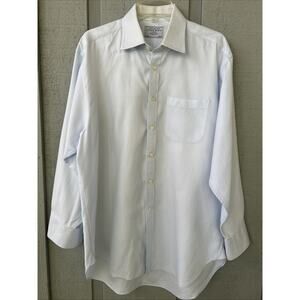 Charles Tyrwhitt Men’s Dress Shirt Classic Fit 16 1/2 Light Blue 33 Dry Cleaned